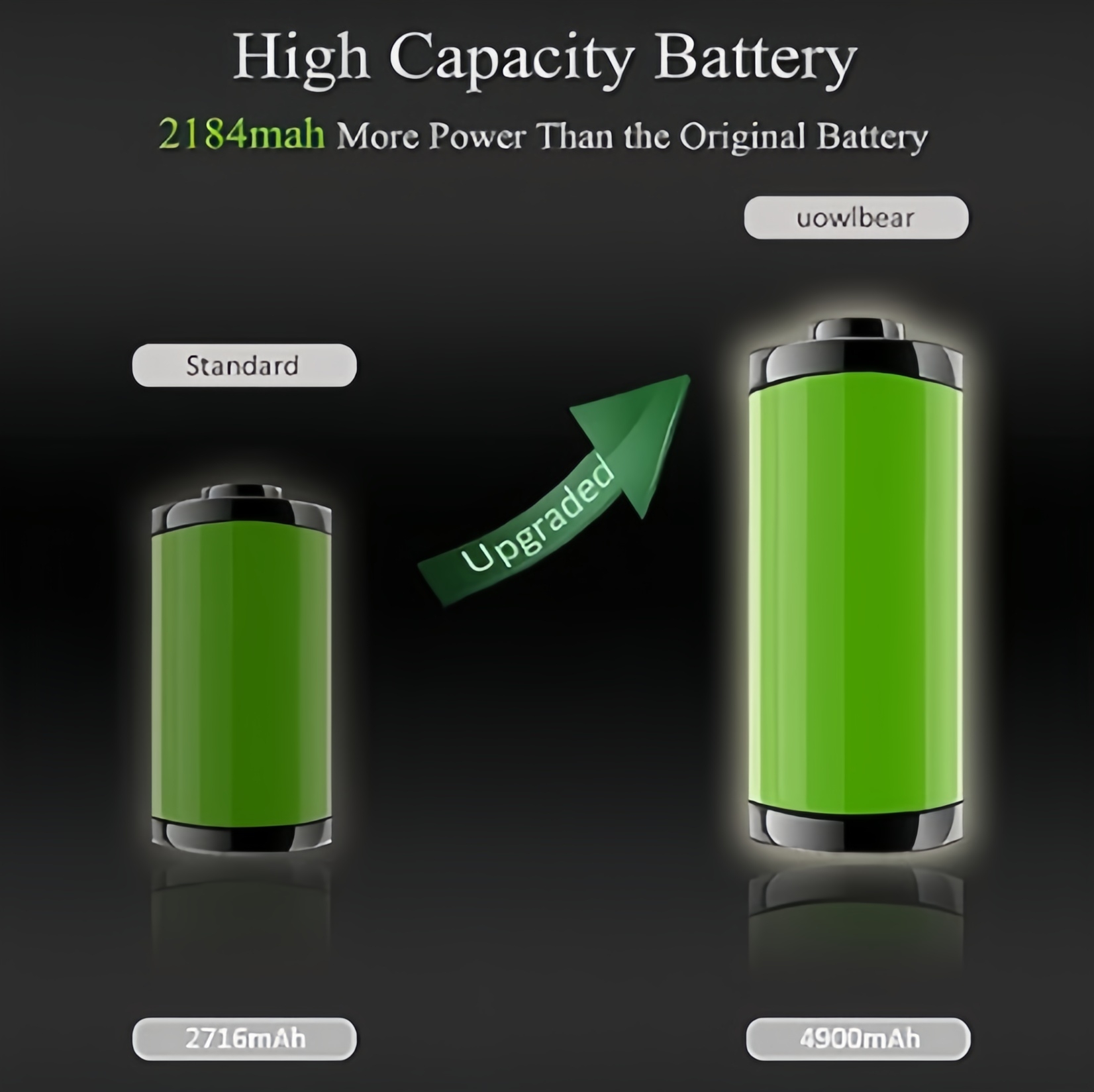 Battery for iPhone X, Rechargeable Battery for A1865 A1901 A1902 with Complete Replacement Kits, 2 Set Adhesive Strips and Seal -0 Cycle High Capacity - 图片 3